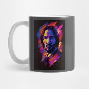 John Wick 4 Colorful Art Mug